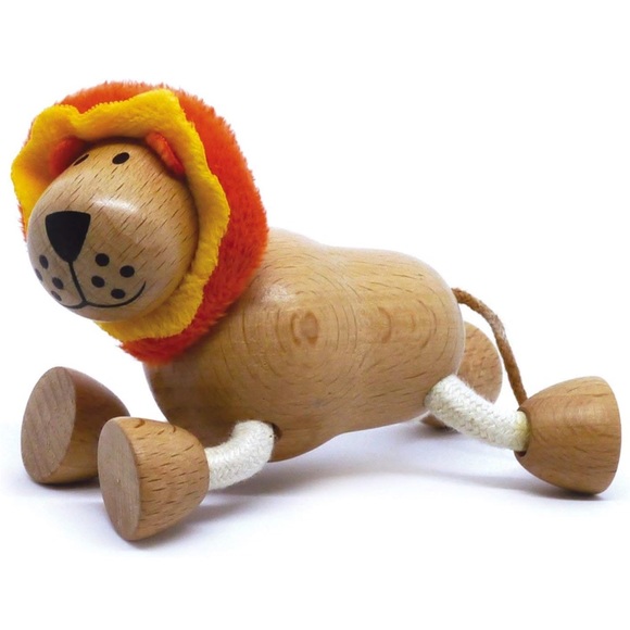 Anamalz Wooden Waldorf / Montessori Posable Animal Figurine Set of 3 - Picture 5 of 7